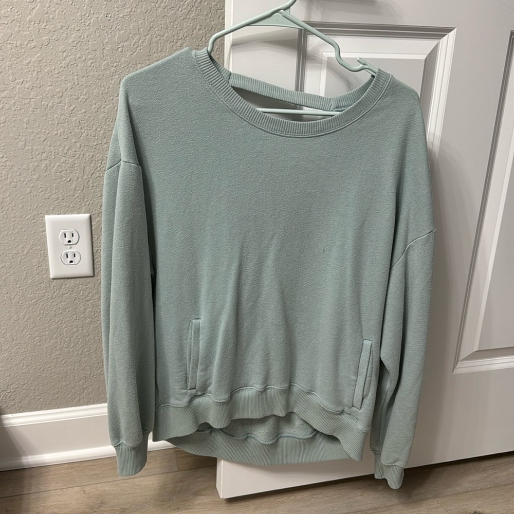 Open back sweater